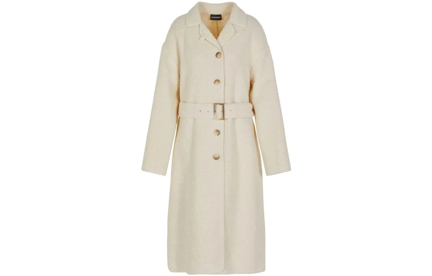 Женское пальто с поясом Emporio Armani, Beige