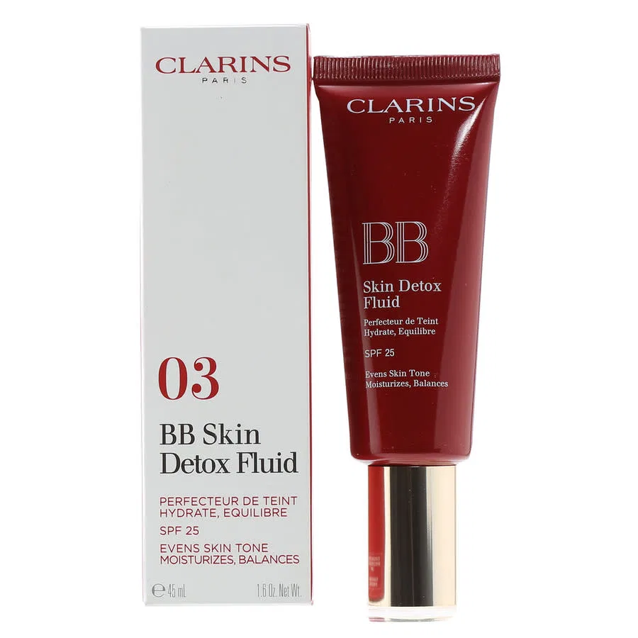 Увлажняющий флюид для лица BB Skin Detox Fluide Spf 25 Clarins, #03 Dark