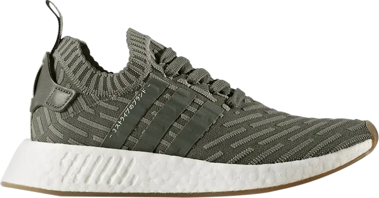 

Кроссовки Adidas Wmns NMD_R2 Primeknit 'Japan Khaki Green', зеленый