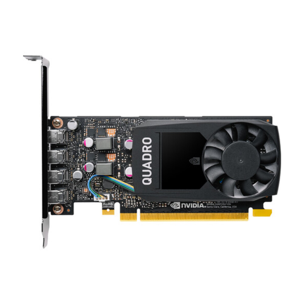 

Видеокарта PNY Quadro P1000 V2, 4 ГБ, черный