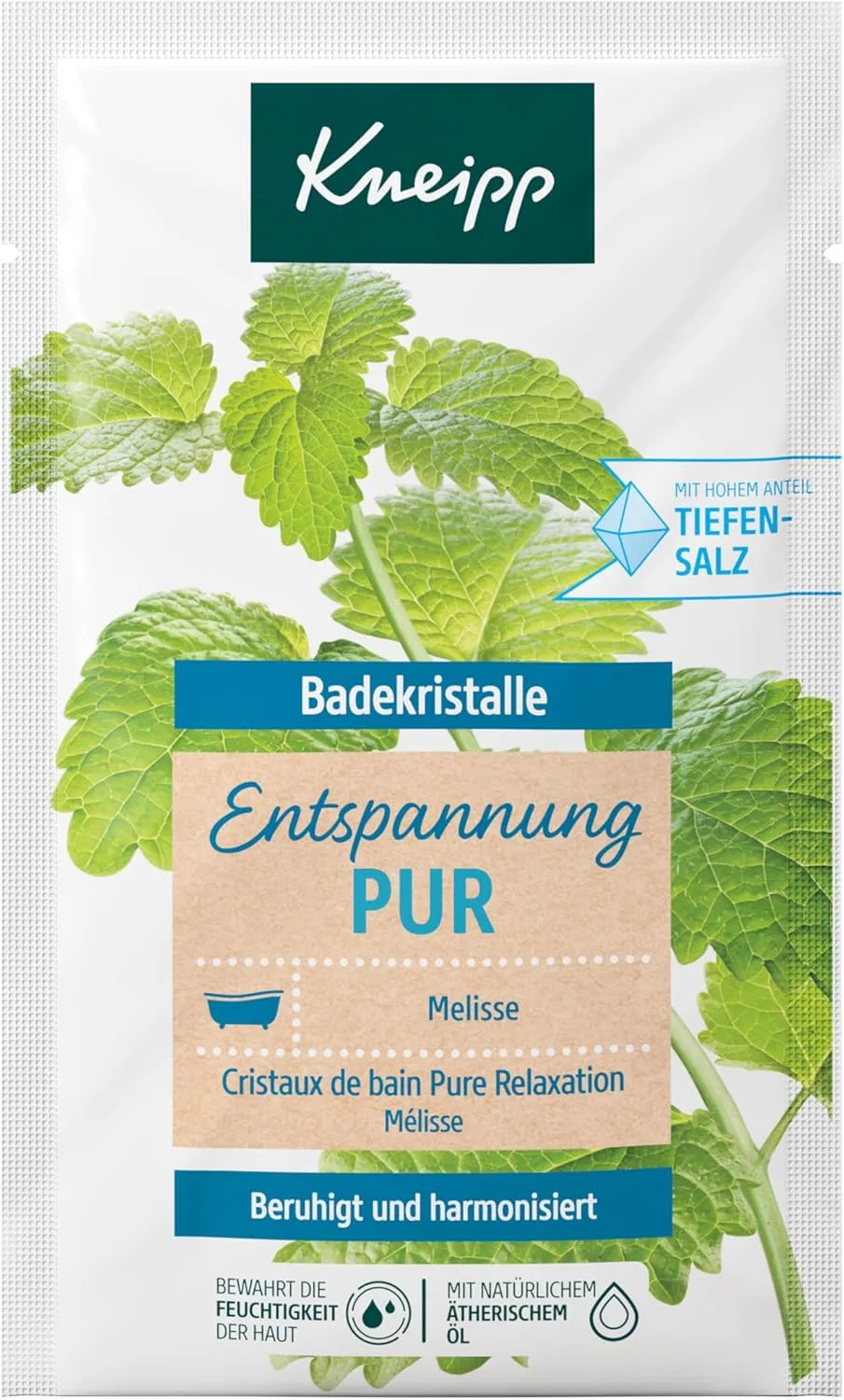 Соль для ванны Relaxation Bath Crystals, Kneipp, 60 г, Multicoloured