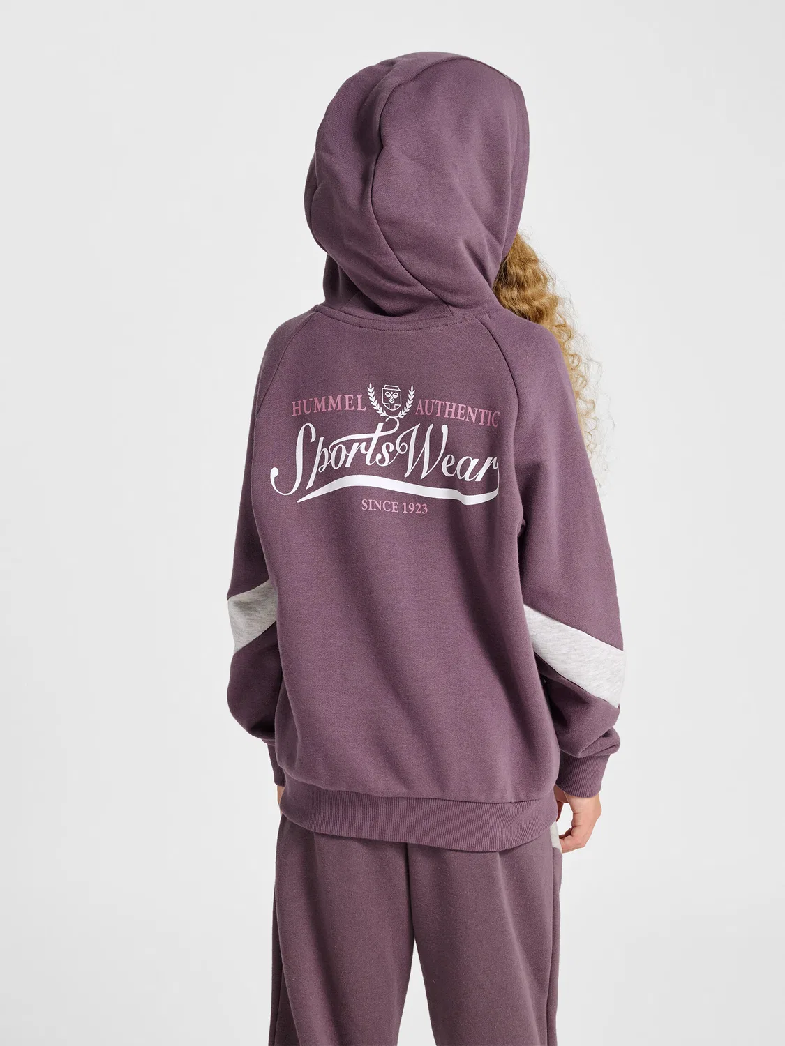 Детское худи свободного кроя с регланом Hmljr Loose Hummel, Grau — фото 2