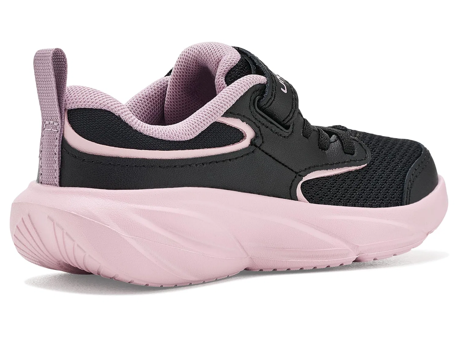Детские кроссовки Pre School Surge 5 с альтернативной застежкой (для малышей) Under Armour Kids, Black/Prime Pink/Mauve Pink — фото 4