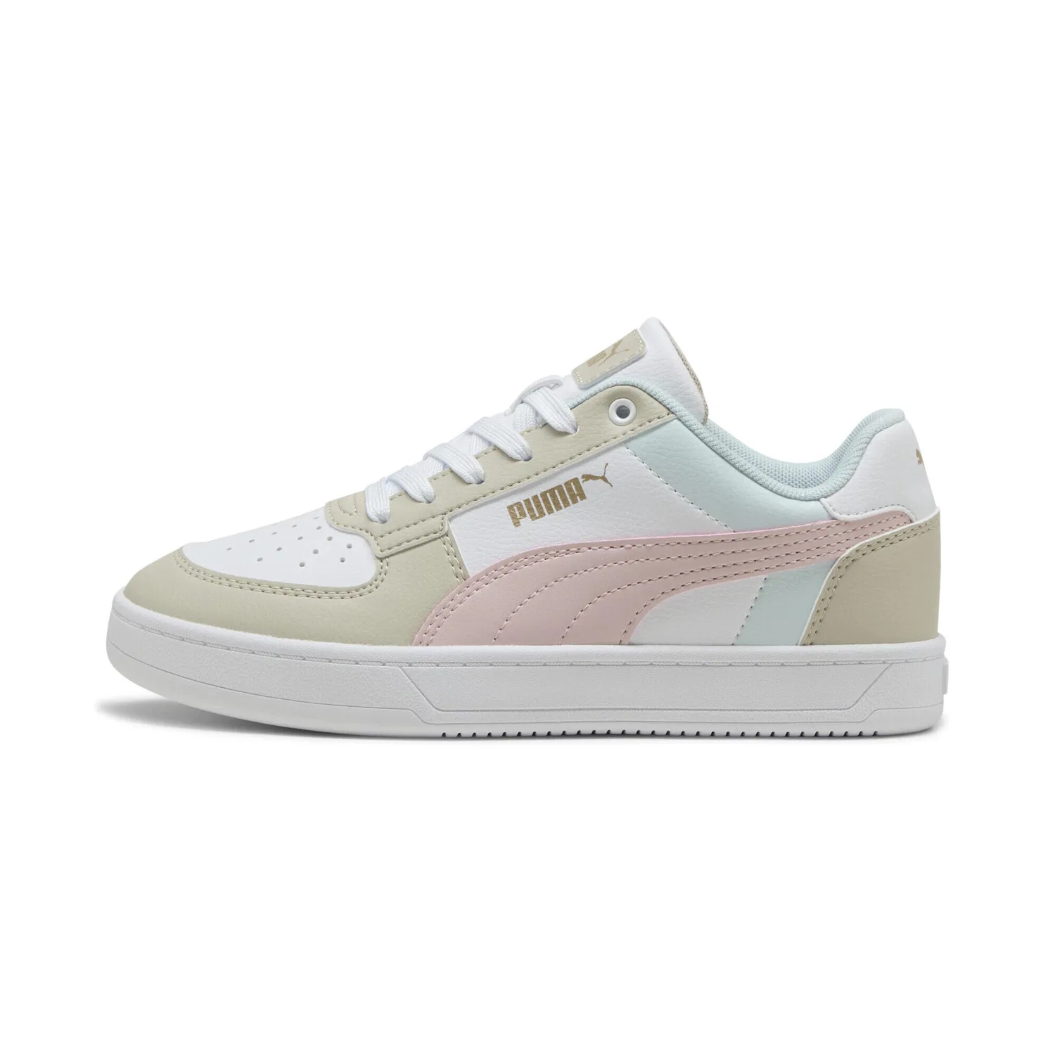Детские кроссовки с шнуровкой Caven 2.0 Block Sneakers Puma, Beige / Rosa / Weiss — фото 3