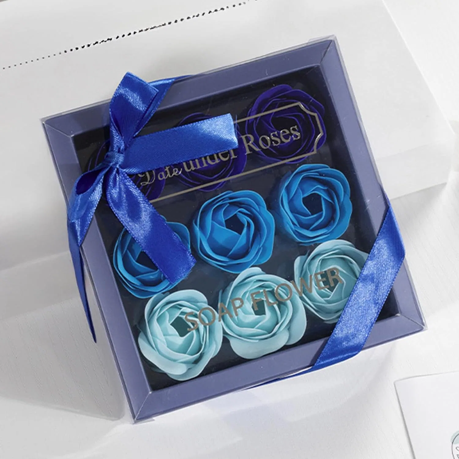 Мыло ручной работы Rose Soap Blumen в подарочной коробке, 12 шт., B Generisch — фото 2