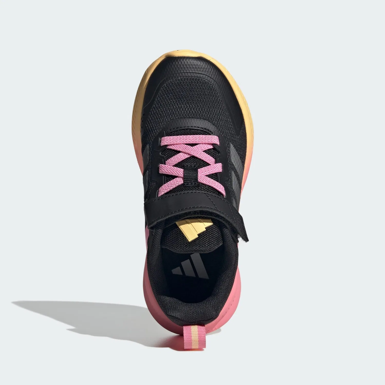 Детские кроссовки с ремешком Fortarun 4.0 Adidas, Schwarz Rosa Grau — фото 3