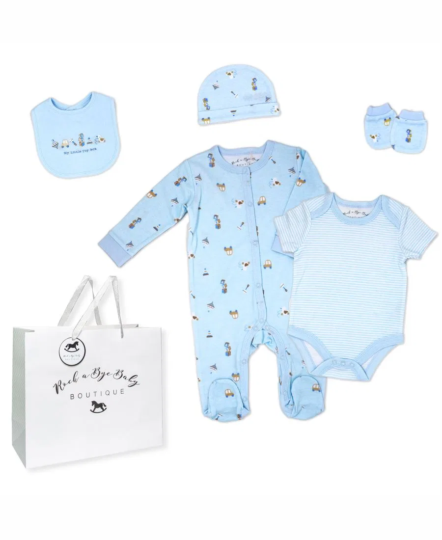 Комплект для новорожденного с принтом Toy Box Rock-A-Bye Baby Boutique, Toy Box