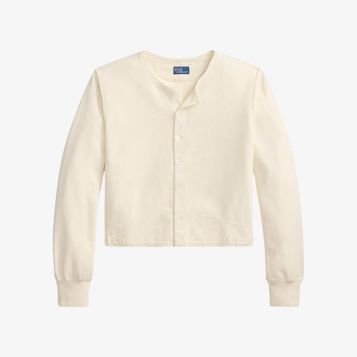Хлопковый кардиган с круглым вырезом и длинными рукавами Polo Ralph Lauren