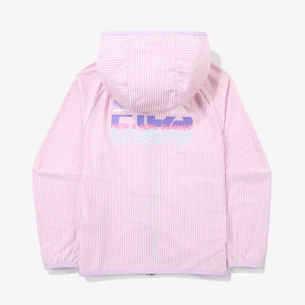 Худи-джинсовка с принтом, Fila Kids, синий — фото 3
