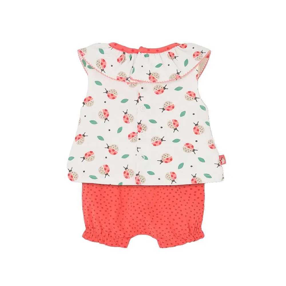 Комплект без рукавов Boboli 113072 Sleeveless set Boboli, красный — фото 2