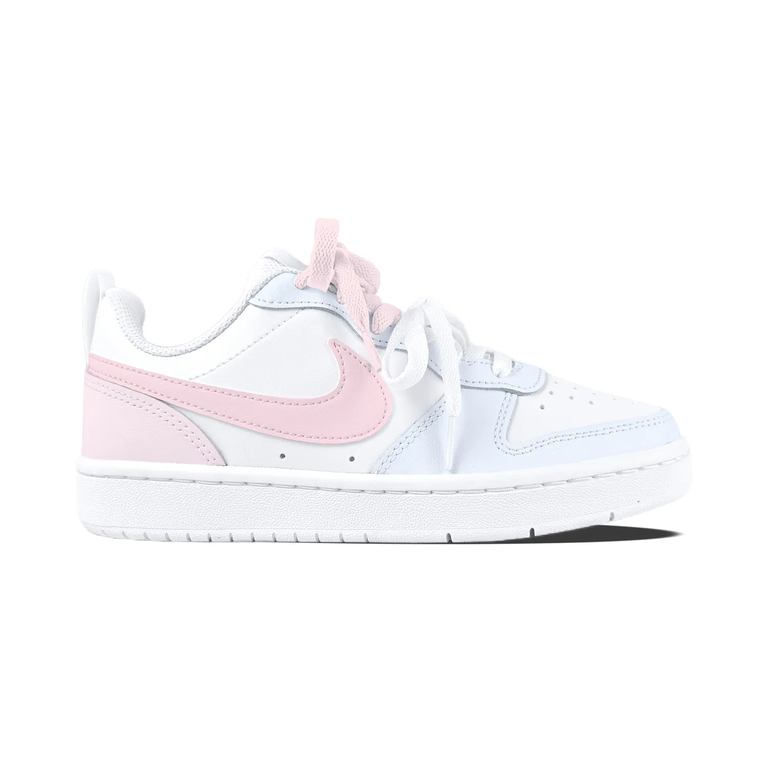 Детские кроссовки для скейтбординга Pink Blue Mismatched Nike — фото 4