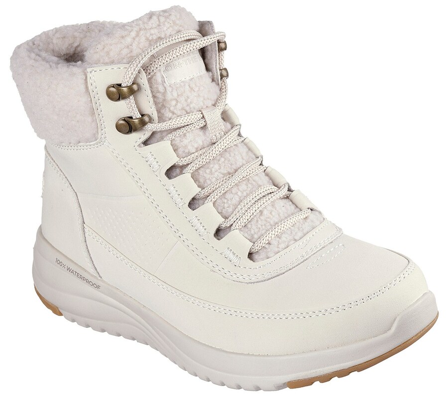 Ботильоны на шнуровке SKECHERS, natural white