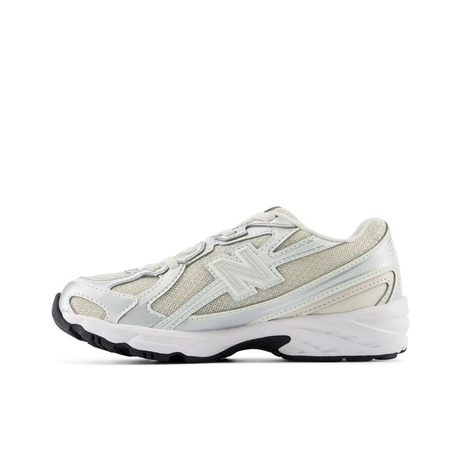 Кроссовки New Balance '740' белого и кремового цвета — фото 4