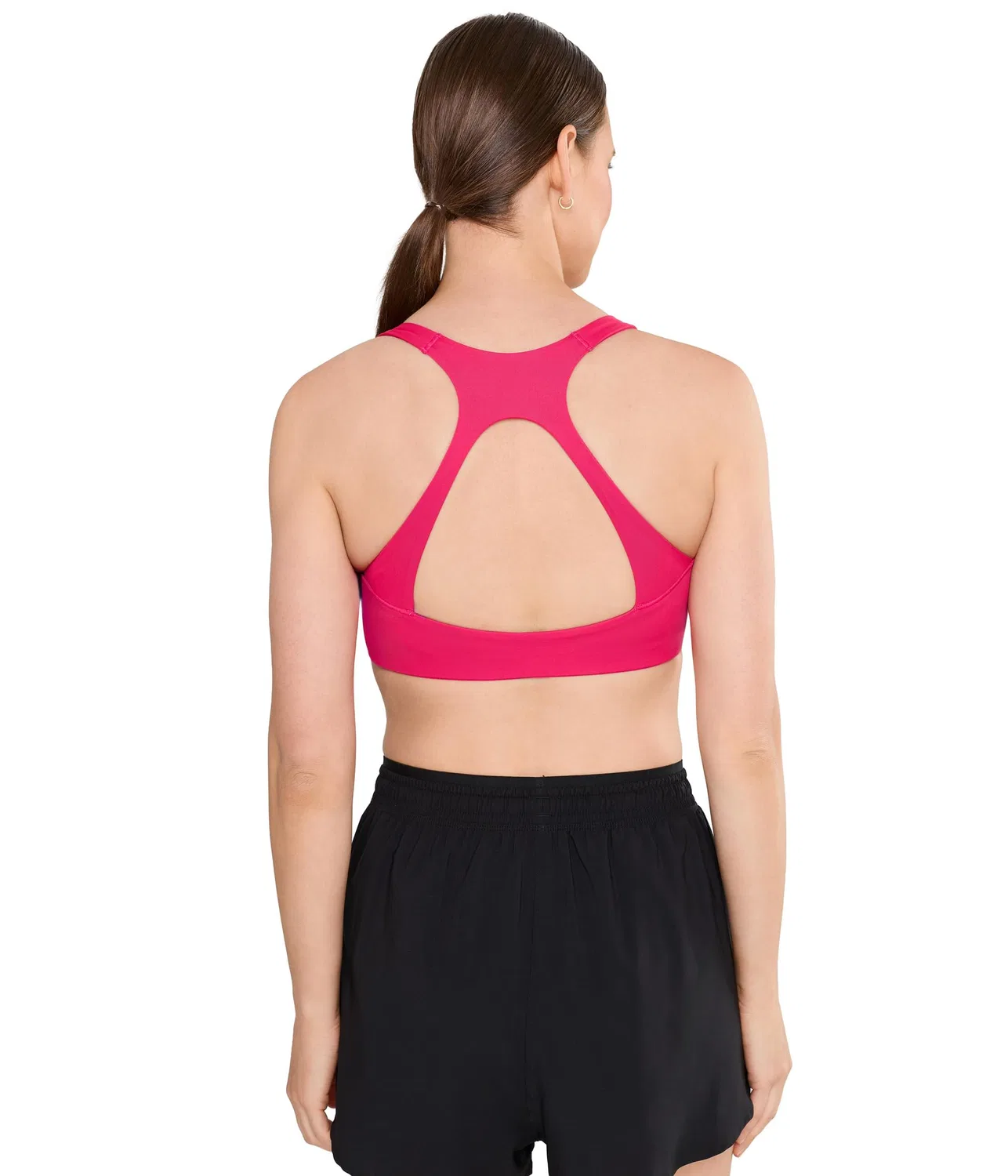 Спортивный бюстгальтер со средней поддержкой Optime Workout Medium-Support Bra Adidas, Power Pink — фото 4