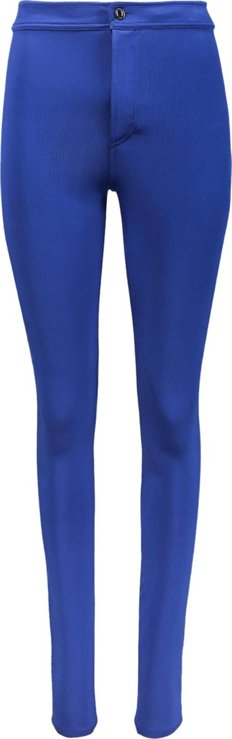 

Брюки Saint Laurent Slim Fit Silk Jersey Pants 'Bleu Roi', синий