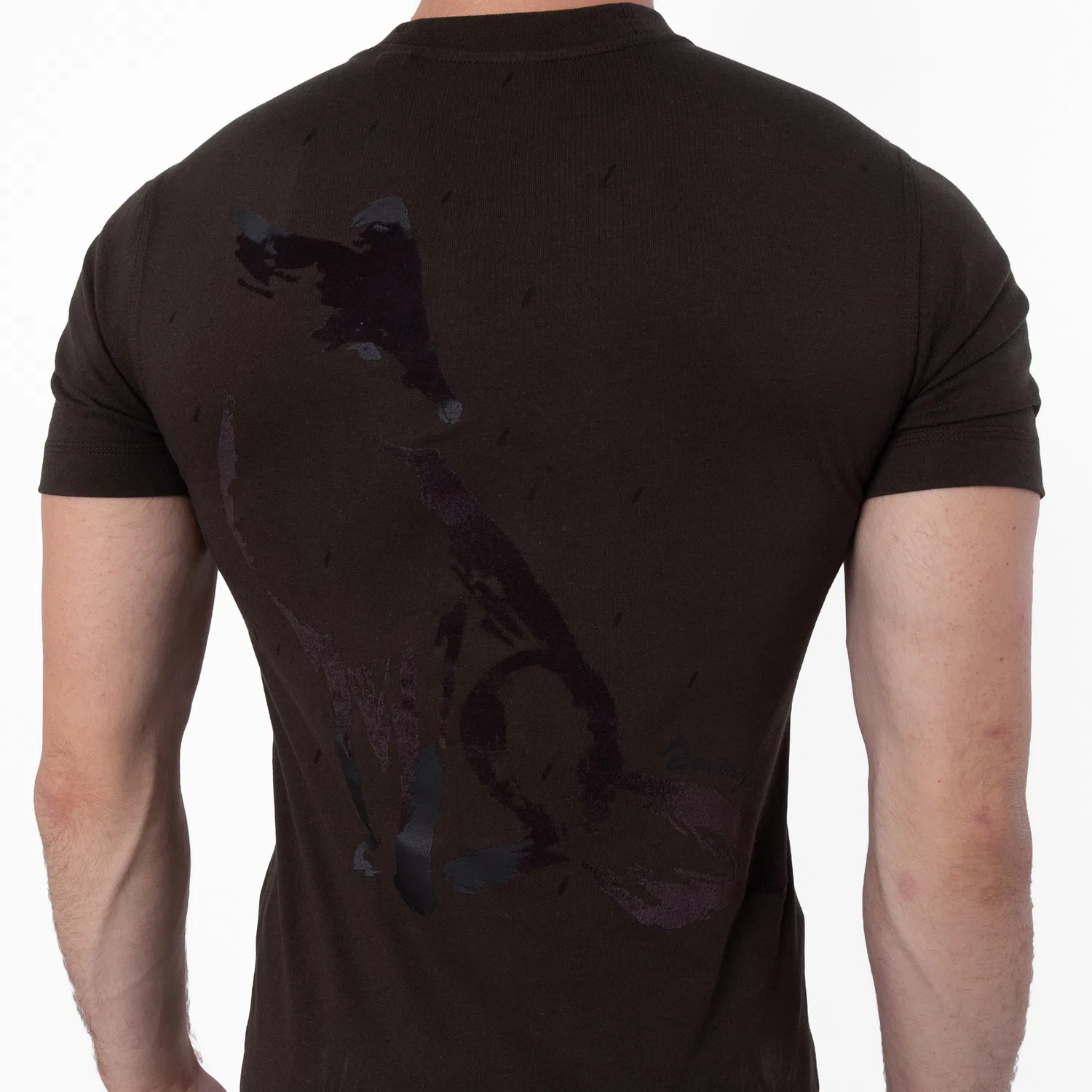 Футболка хлопковая с принтом Fox-Print Cotton T-Shirt Burberry, Snug — фото 2