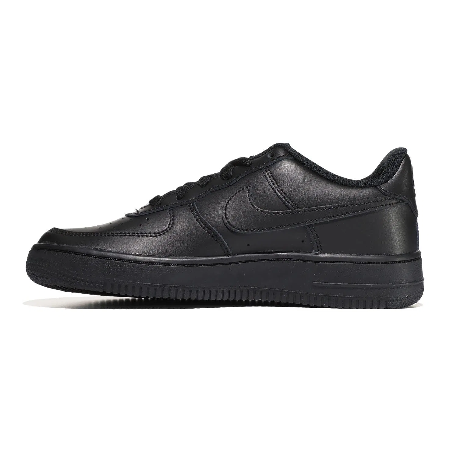Детские кроссовки для мальчиков и девочек с шнуровкой Air Force 1 NIKE, Black — фото 2