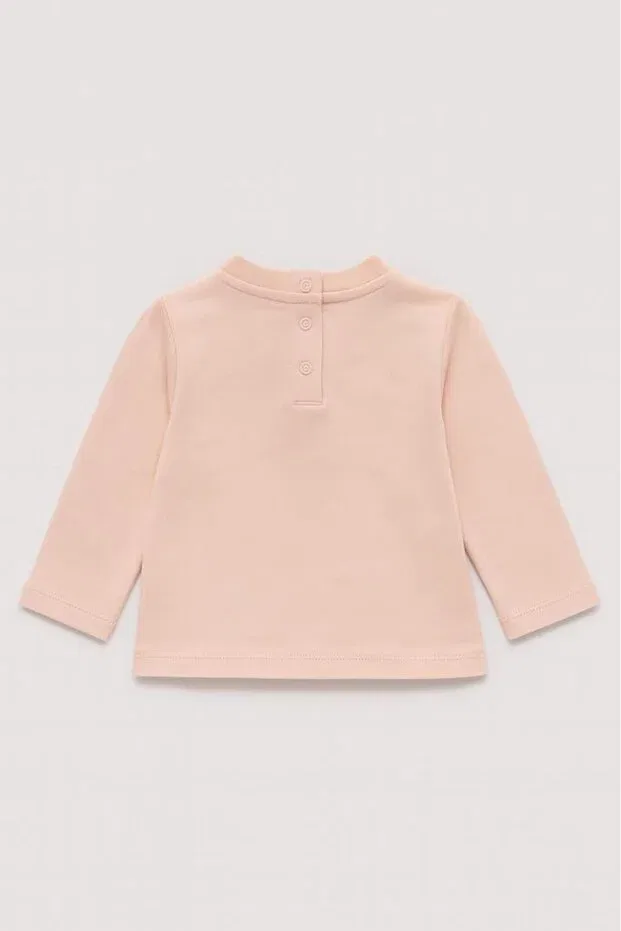 Детская футболка для девочек с коротким рукавом Bg Store Baby Girl Pink Gb Baby, Pink — фото 3