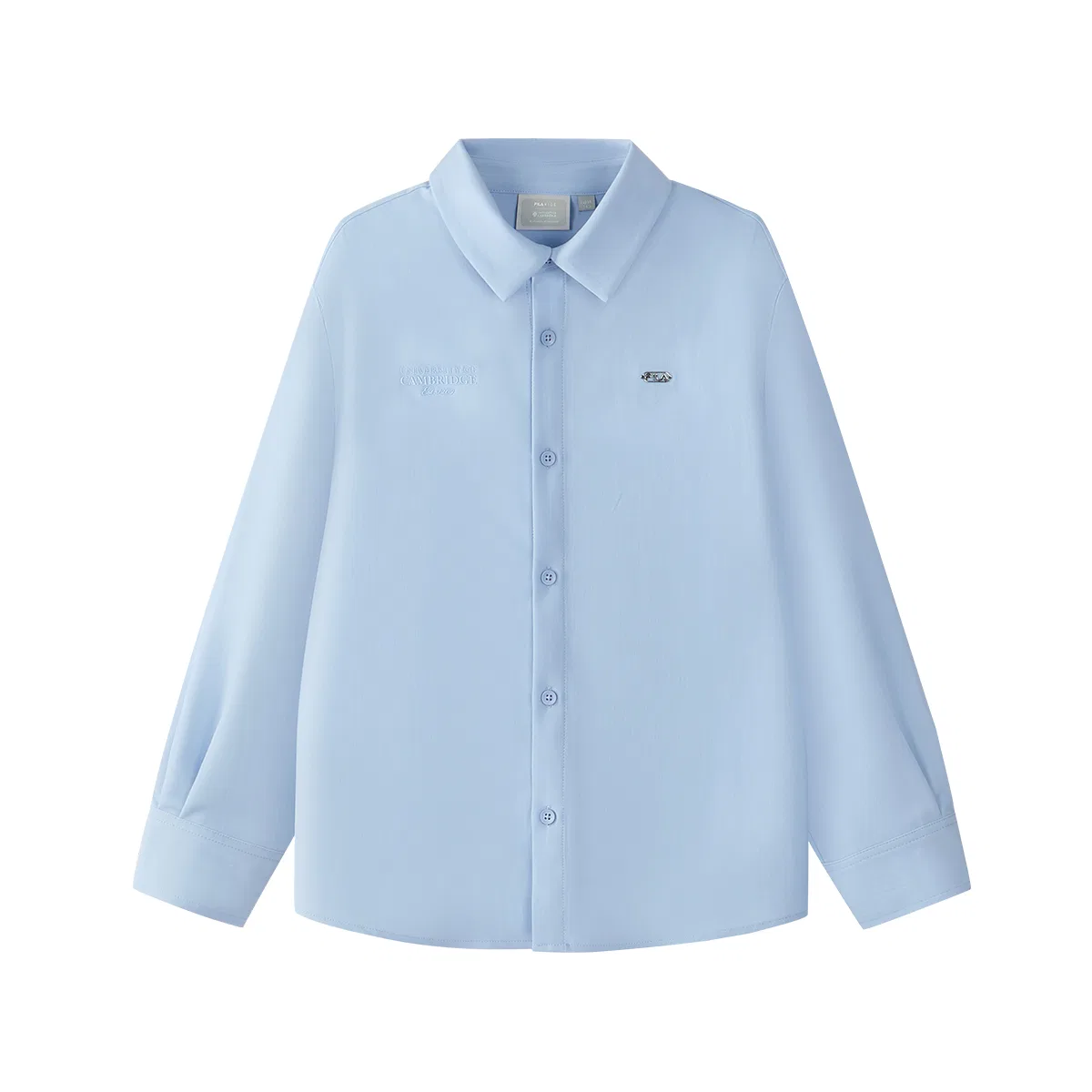 Детская рубашка с отложным воротником Casual Shirts Lapel Moderate FILA KIDS, Glacier Blue