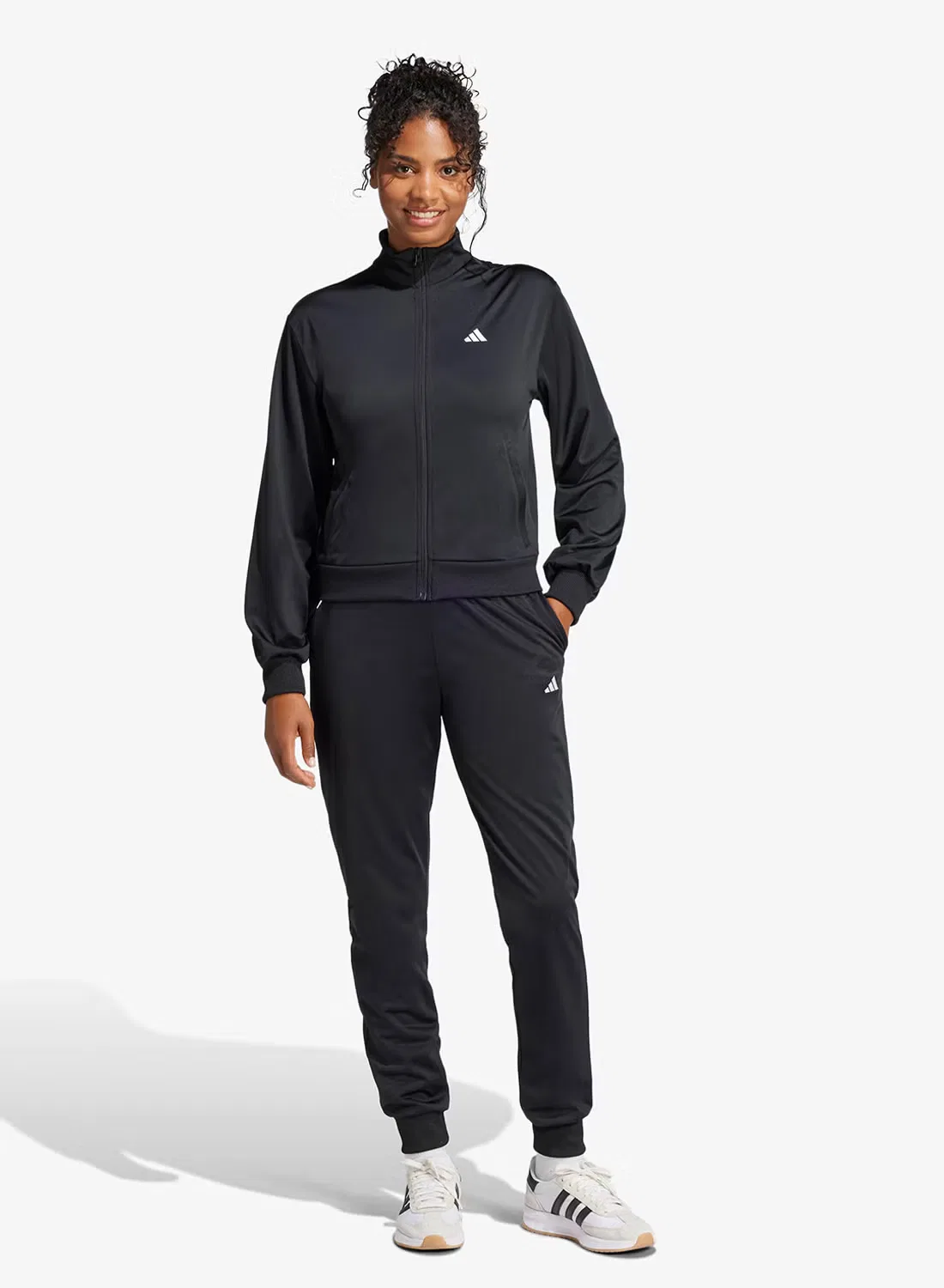 Спортивный костюм из мягкого трикотажа W feelcozy Adidas, черный