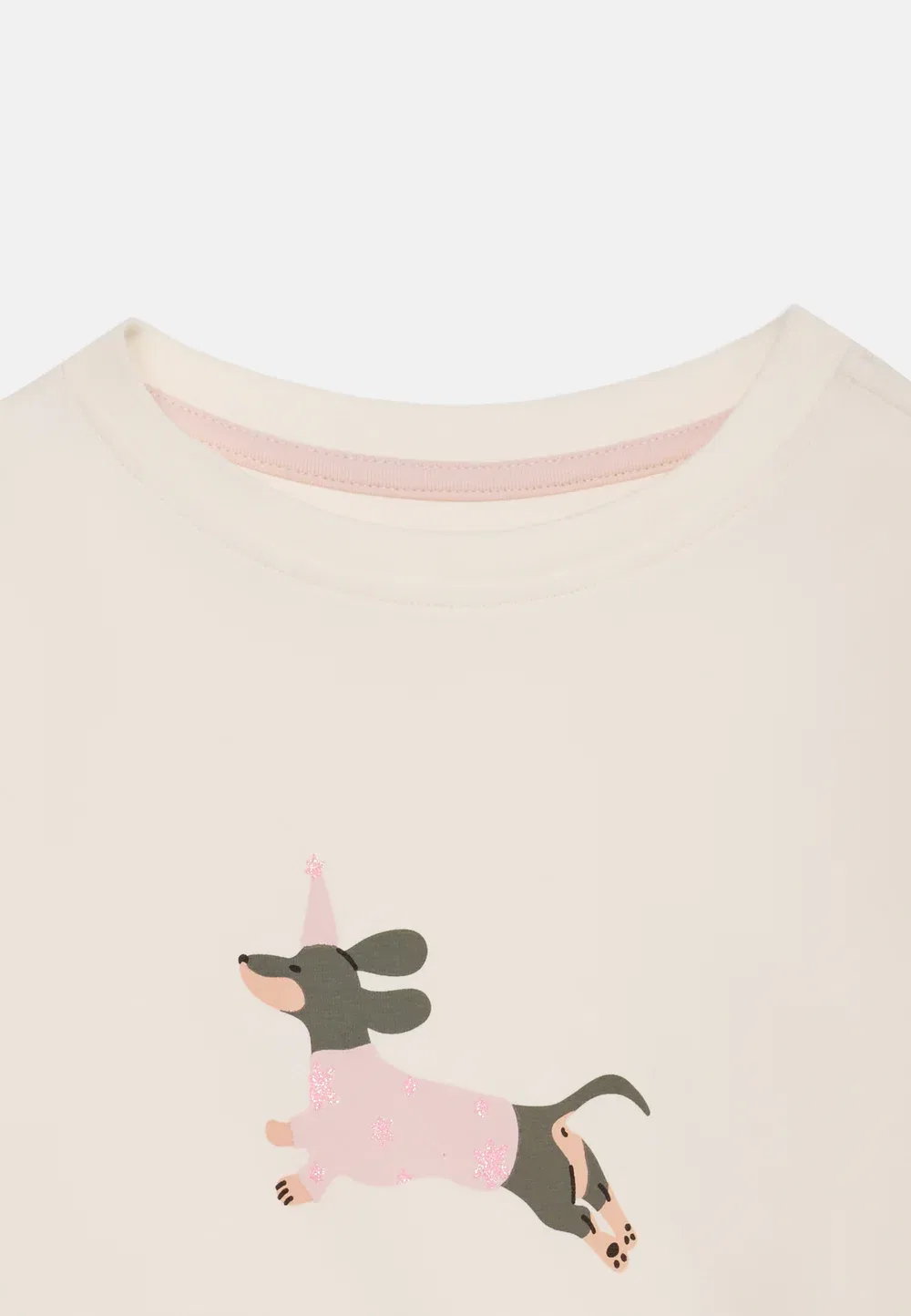 Комплект из двух пижам для девочек Friboo By Zalando, Off-White/ Pink/ Blue — фото 4