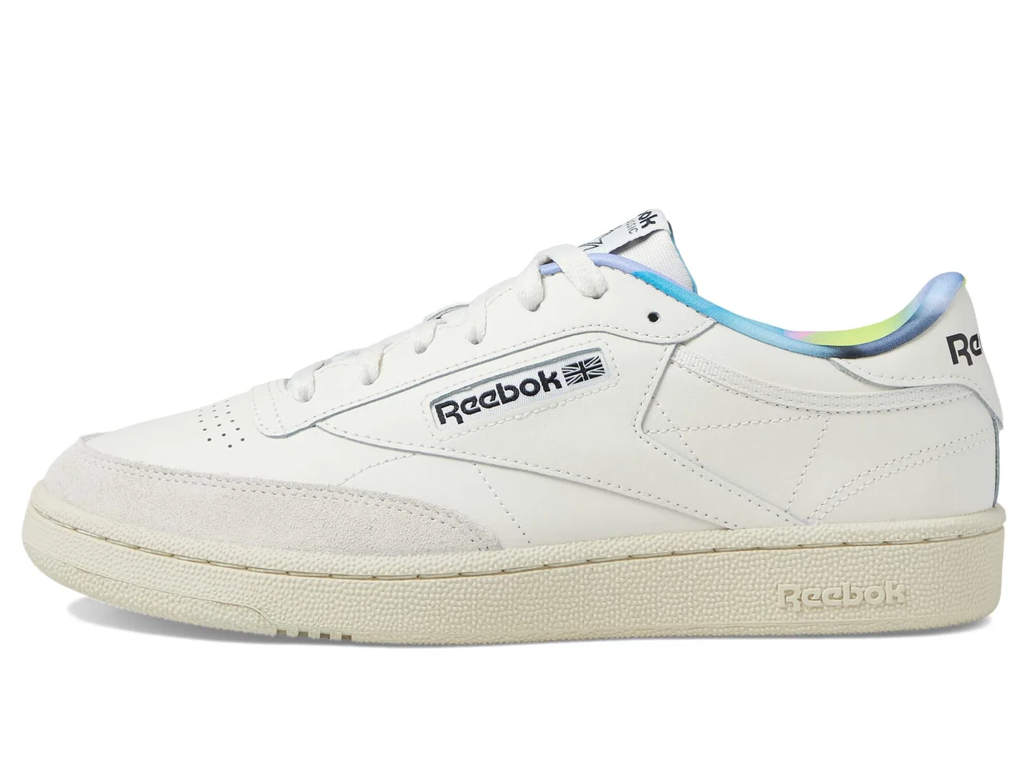 Детские кроссовки для мальчиков с закрытым носком Club C 85 Reebok, Aqua Green Semi Classic Chalk — фото 4