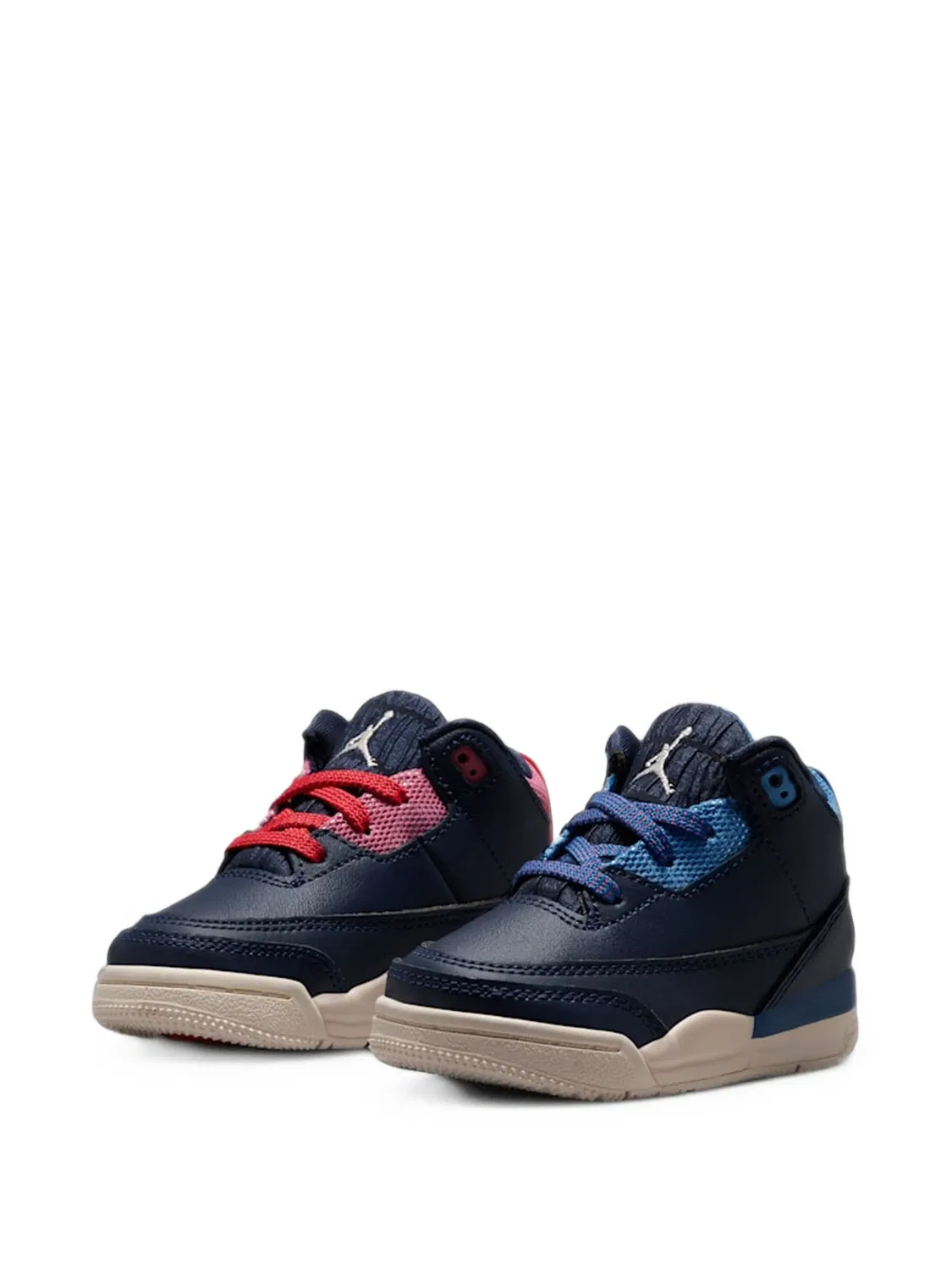 Кроссовки Air Jordan 3 Retro синего цвета, синий