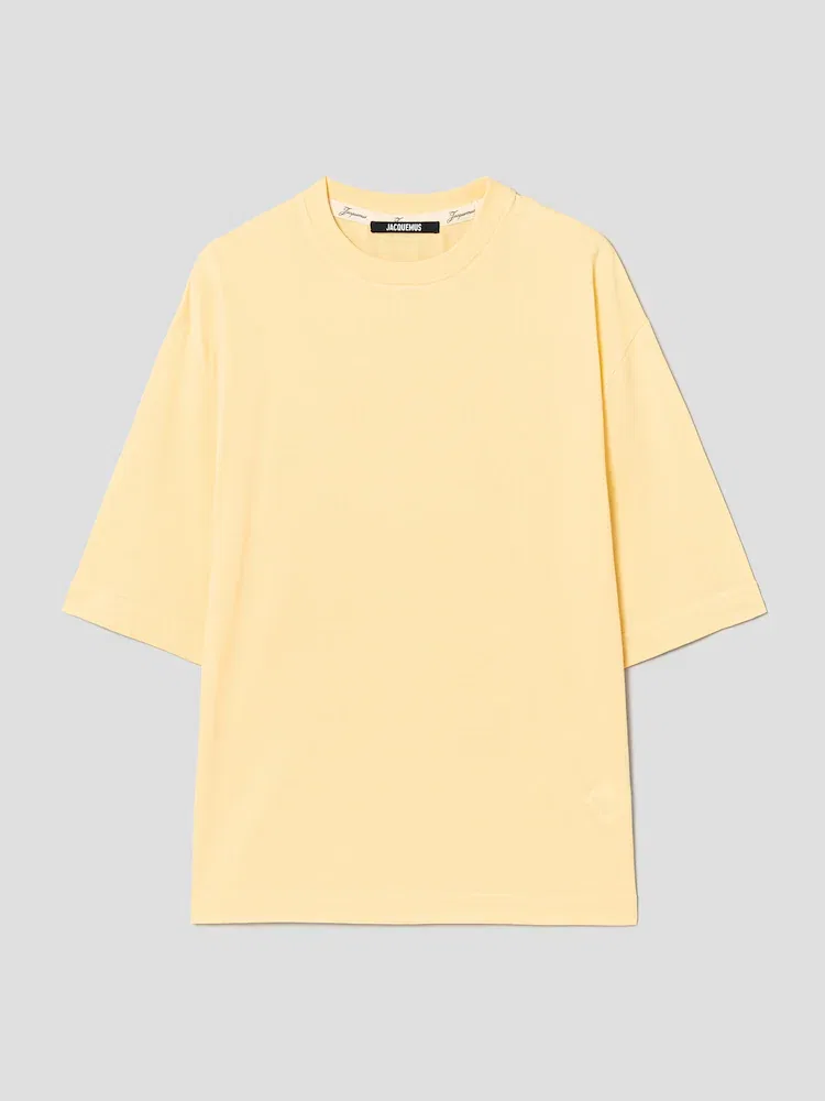 Футболка с коротким рукавом Le Tshirt Ventadou JACQUEMUS, Light Yellow