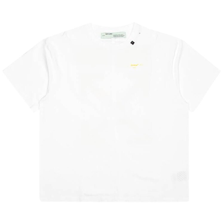 

Футболка Off-White Acrylic Arrows Short Sleeve Over Tee 'White', белый