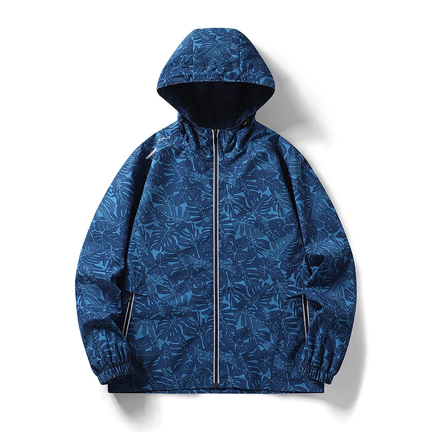 Женский длинный дождевик с капюшоном Casual Jackets For Women Uk Long Trench Coat Women Summer Ladies Waterproof Trench Coats Jacket Plus Size Women's Jackets Hooded Windbreaker Hiking Coats Women, blue — фото 3