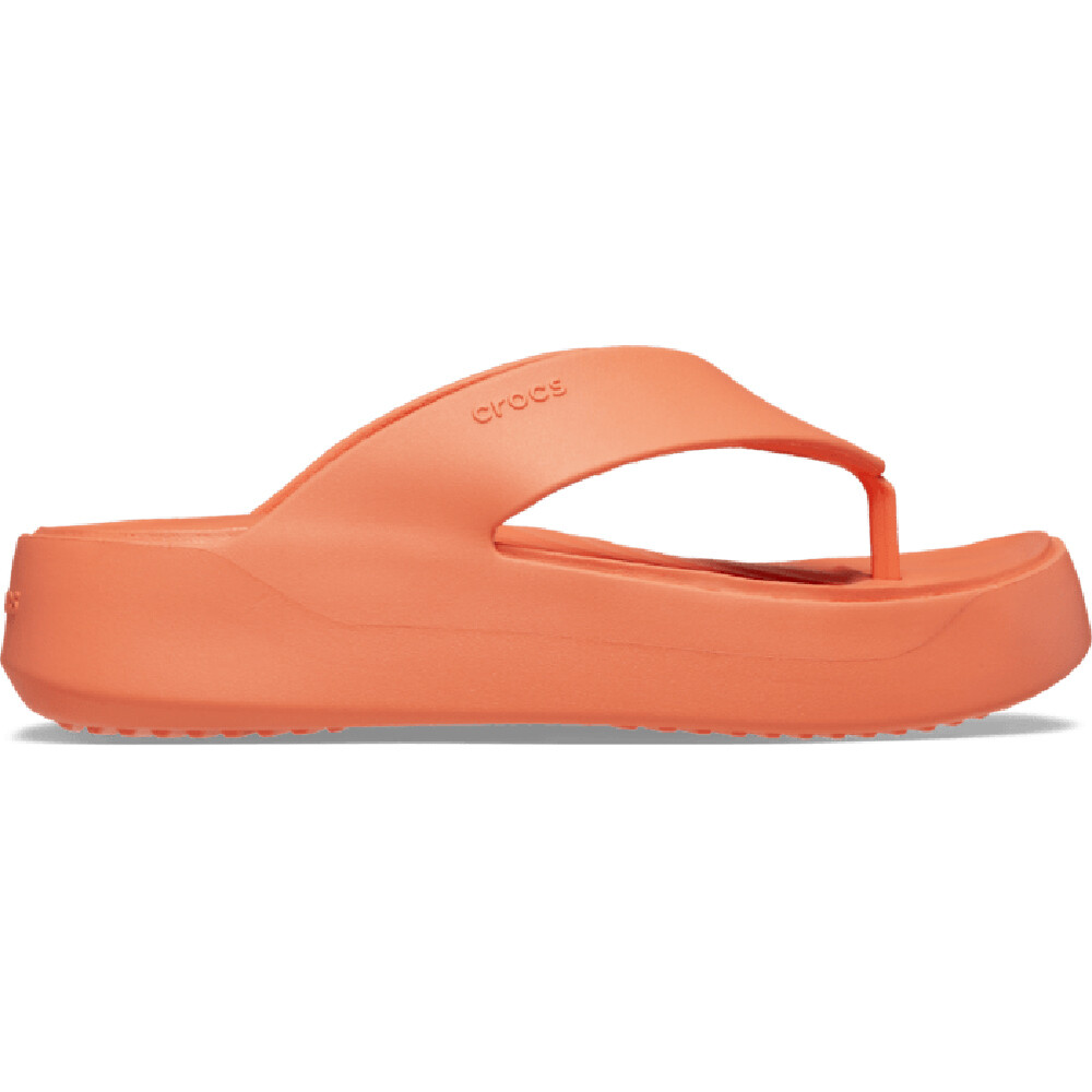 Шлепанцы Crocs Getaway Platform Flip, оранжевый