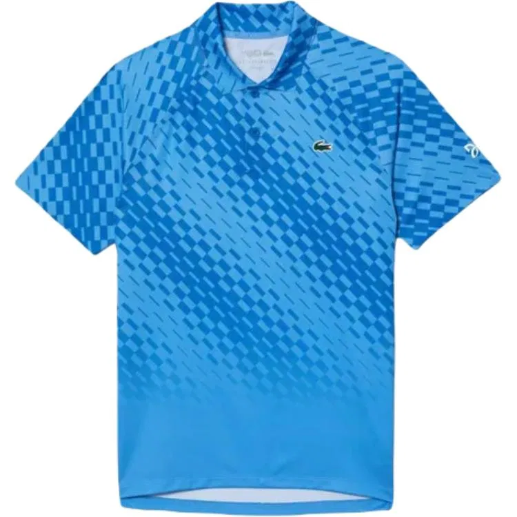 Мужское поло LACOSTE Djokovic Collaboration, Blue/YI5