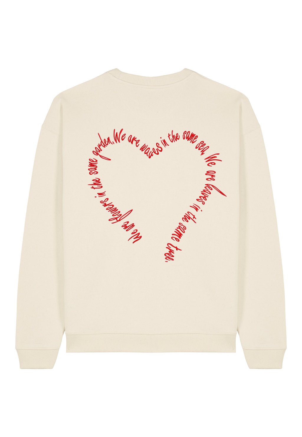 

Толстовка FLOWERS BACK EMBROIDERY UNISEX Mira Paris, кремовый