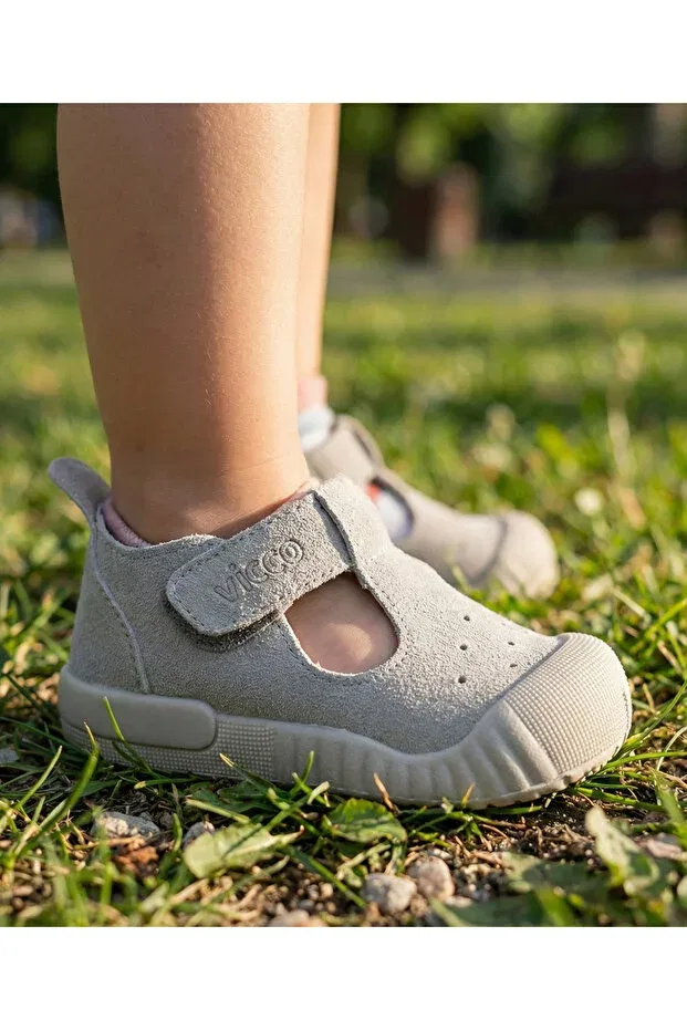Детские повседневные кроссовки с липучками Vicco, Gray/950.E25Y.261-18