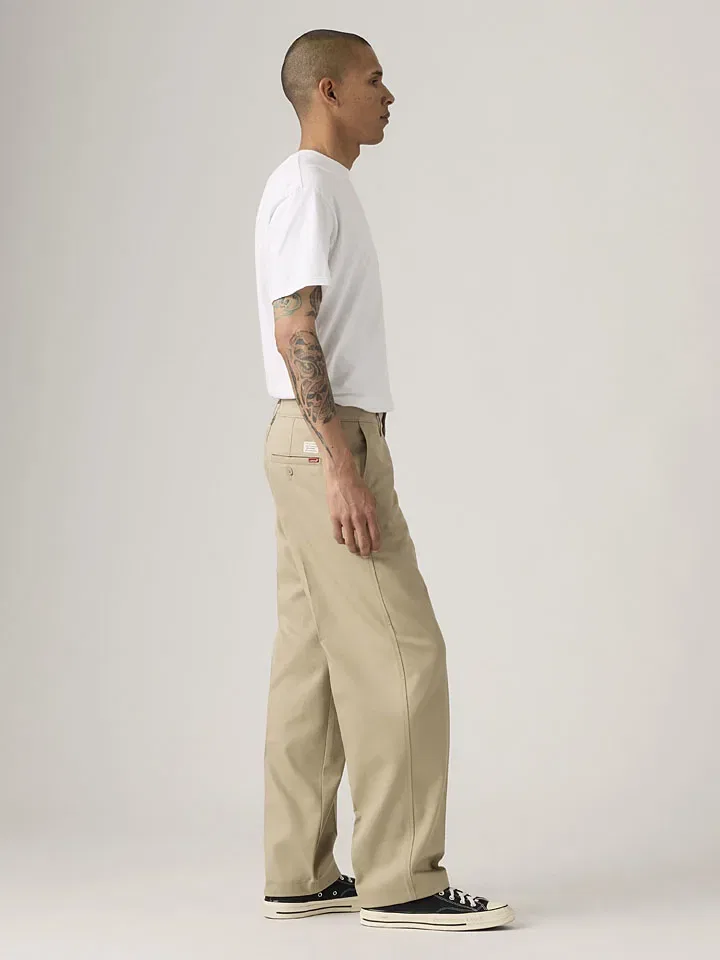 Мужские брюки свободного кроя Levi's, Beige — фото 3