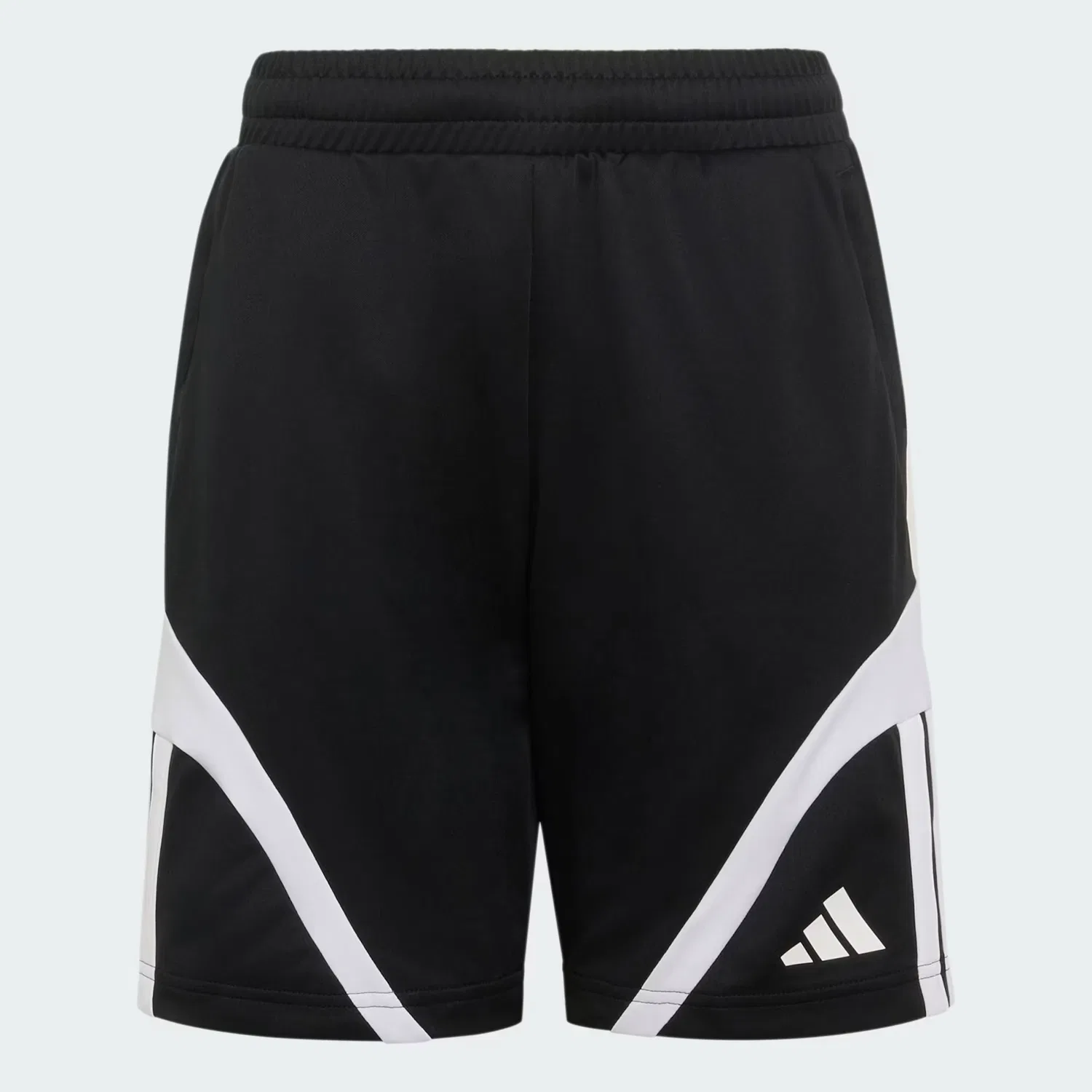 Детские шорты с затягивающимся поясом House of Tiro Adidas Sportswear, черный/белый