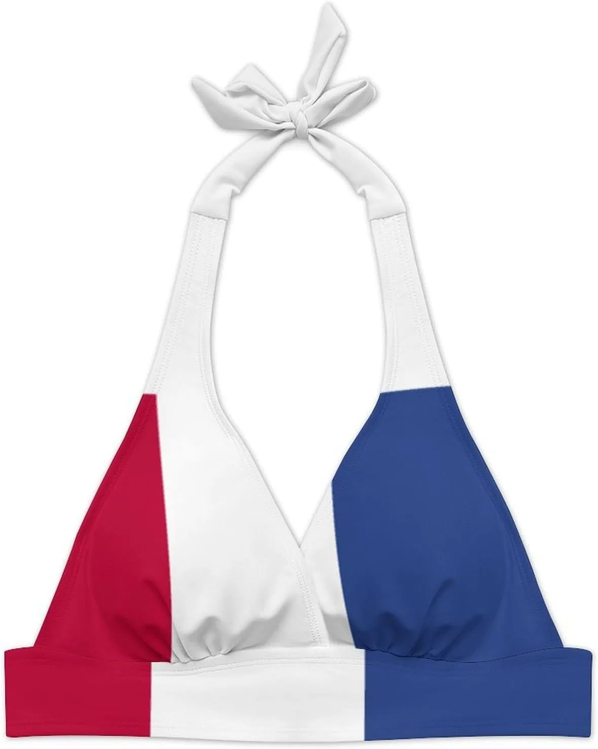 Женский цельнокроеный купальник с подтяжками Dominican Flag, Style — фото 4