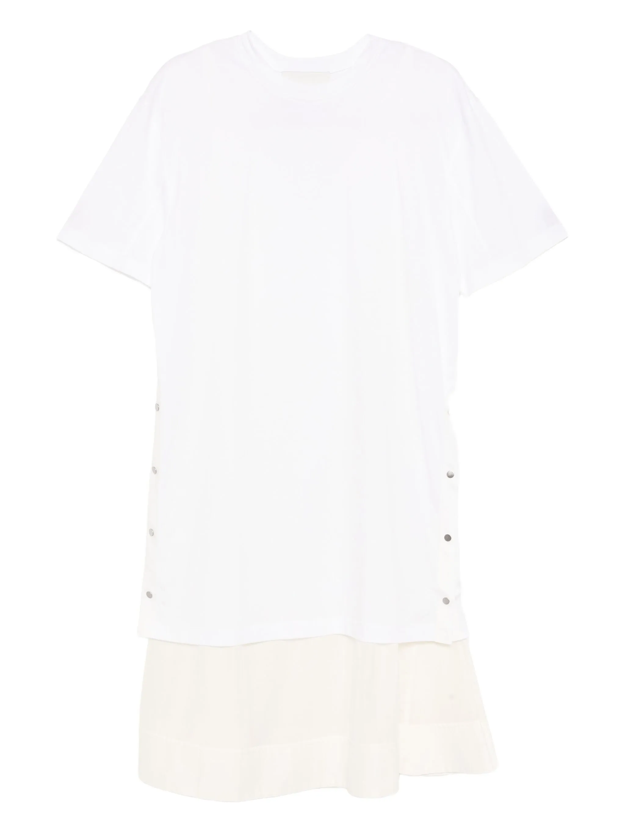 

Платье с короткими рукавами и круглым вырезом 3.1 Phillip Lim, белый