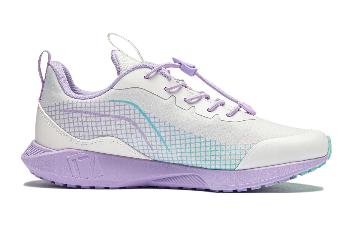 Детские кроссовки GS Low-top Белые/Фиолетовые Lining Young, фиолетовый — фото 2
