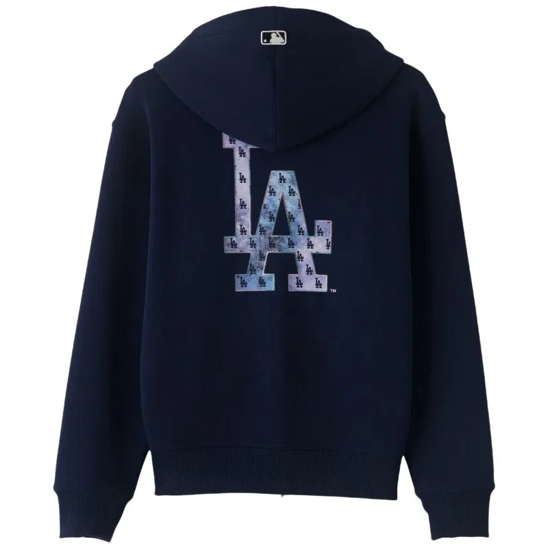 Детская куртка с капюшоном MLB Los Angeles Dodgers, Dark Marine Blue — фото 3