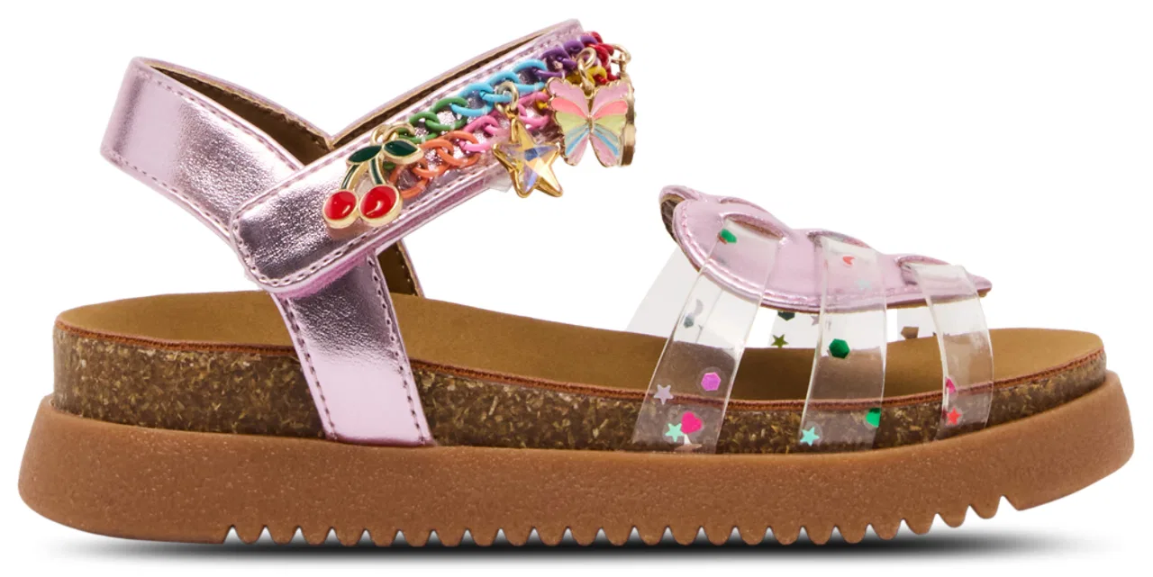 Сандалии для девочек TCOMET Steve Madden, цвет Clear Multi
