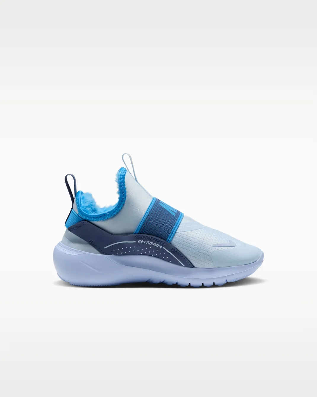 Кроссовки детские Nike Flex Runner Warm, светло-синий — фото 2