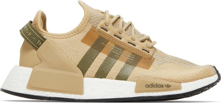 

Кроссовки Adidas NMD_R1 V2 J 'Beige Tone Focus Olive', коричневый