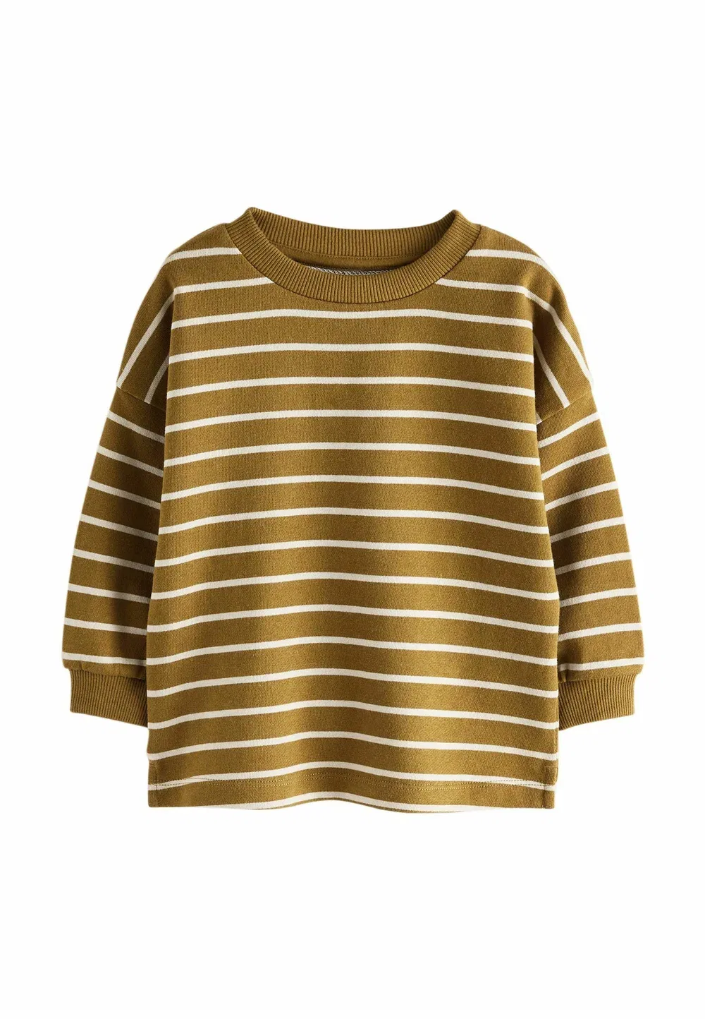 Комплект из топа с длинными рукавами и леггинсов стандартного кроя Next, Mustard Stripe — фото 2