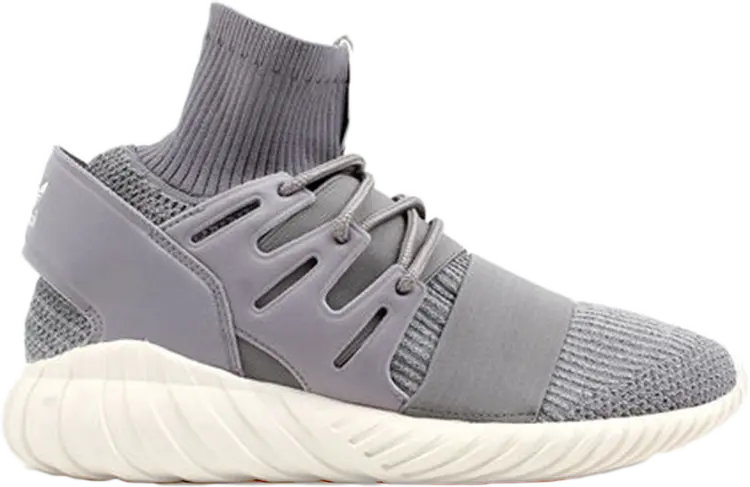 

Кроссовки Adidas Tubular Doom Primeknit 'Medium Solid Grey', серый