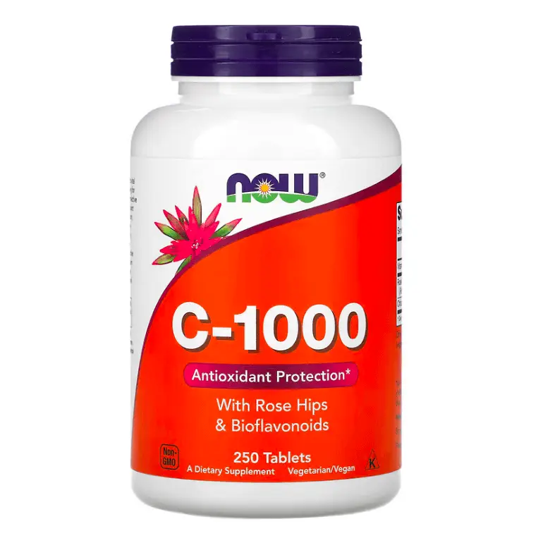 

Витамин C NOW Foods 1000 мг, 250 таблеток