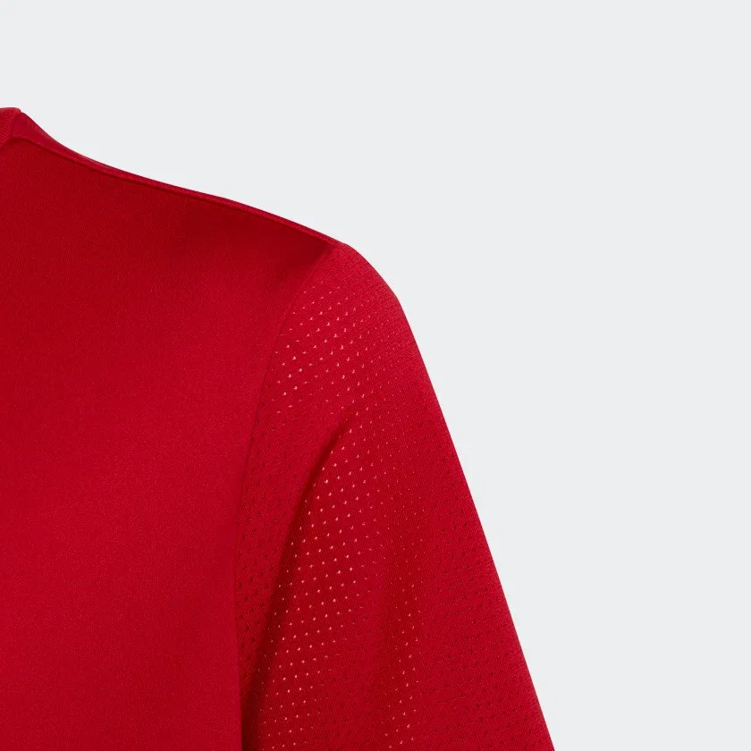 Детская футболка для мальчиков с влагоотводящей технологией adidas Tabela 23 Jersey, Team Light Grey / White — фото 4