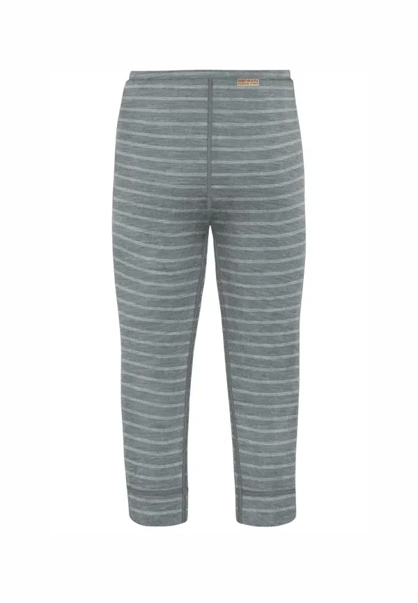 Леггинсы из мериносовой шерсти Merino lange unterhose leggings thermounterhose aus 100% merinowolle - leggings Normani Outdoor Sports, серый в полоску — фото 2