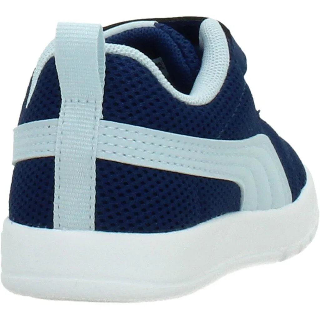Детские кроссовки с липучкой CourtFlex V3 Puma, Blau — фото 3