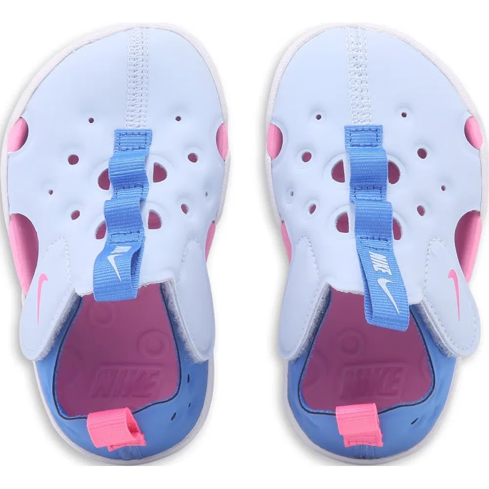 Детские сандалии для малышей с защитой от солнечных лучей Nike, Light Blue/Pink — фото 4